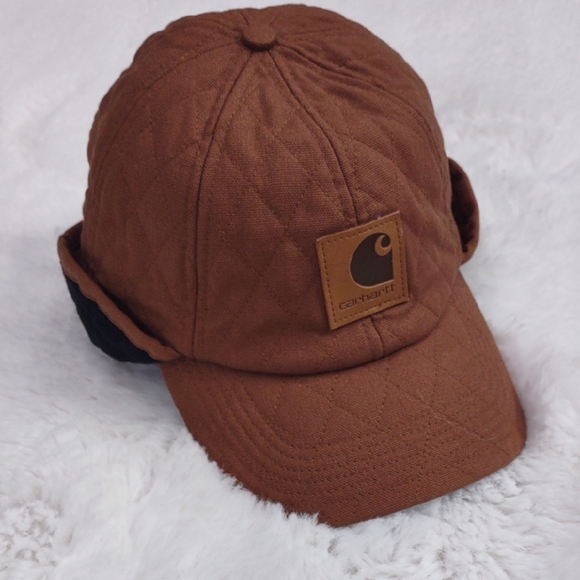 Carhartt Quilted Winter Hat With Ear Flaps - Picture 13 of 17